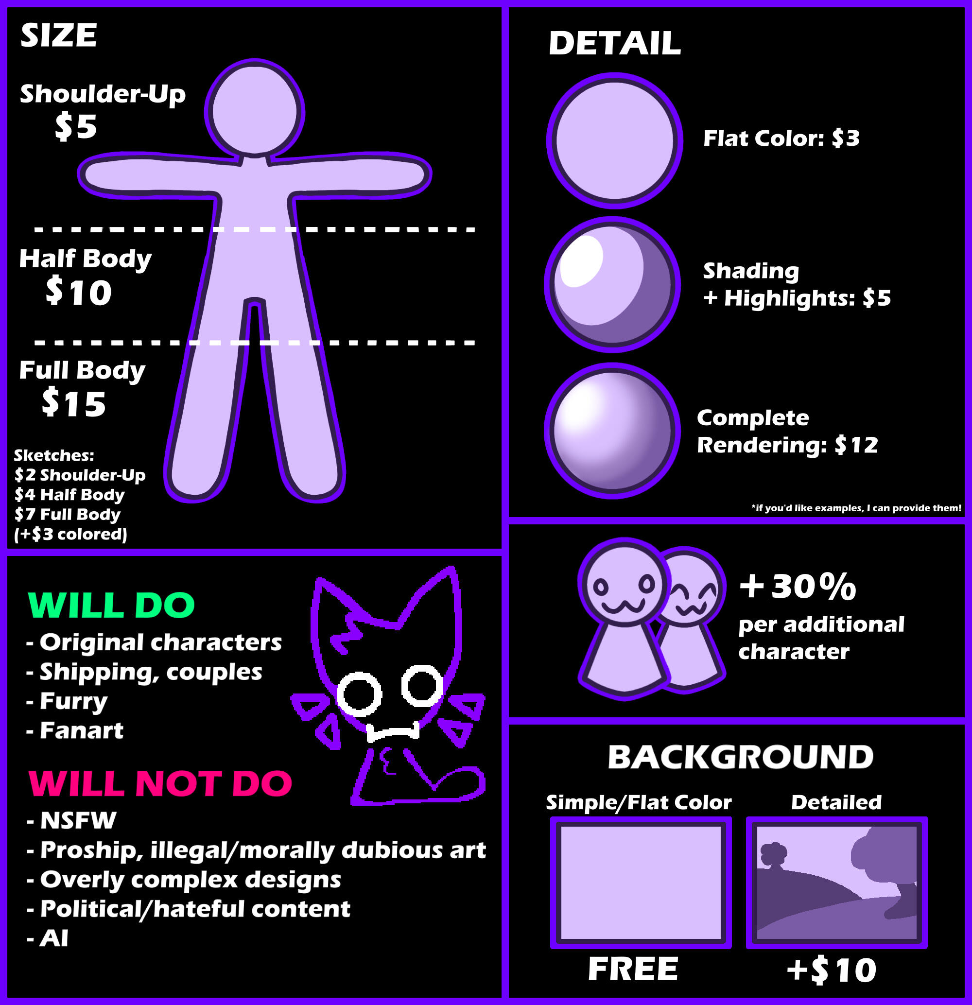 Pricing Sheet